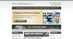 Desktop Screenshot of nyccellphonerepair.net